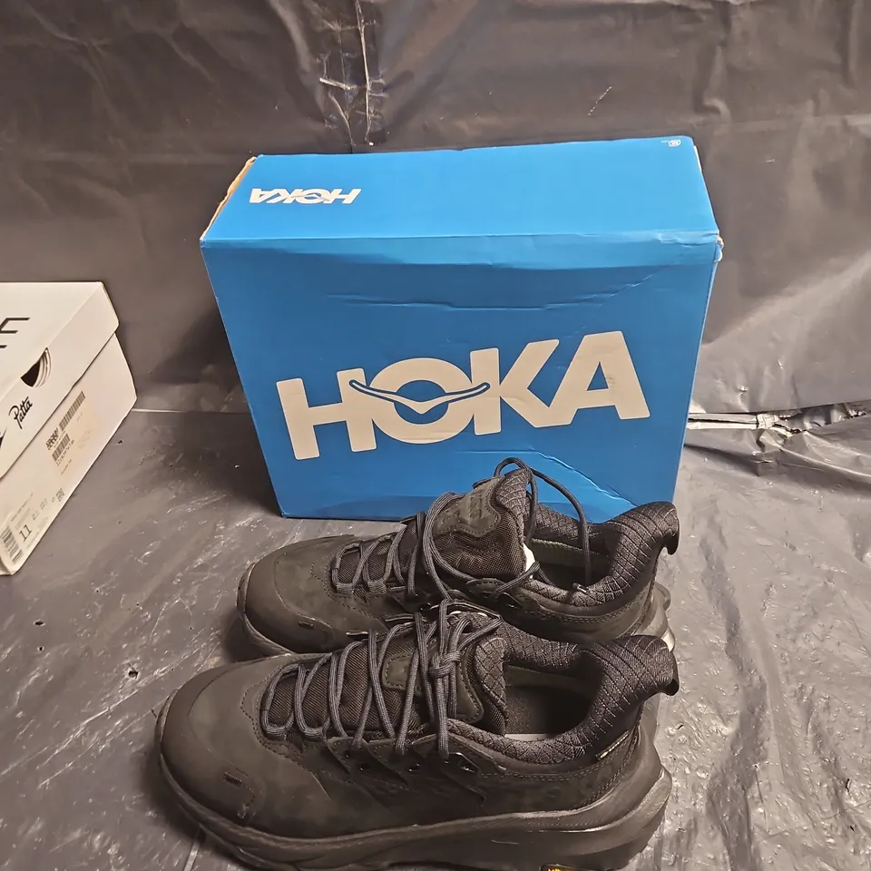 HOKA KAHA 2 LOW GTX HIKING SHOES – BLACK, UK 5.5 (US 7B, EU 38 2/3)