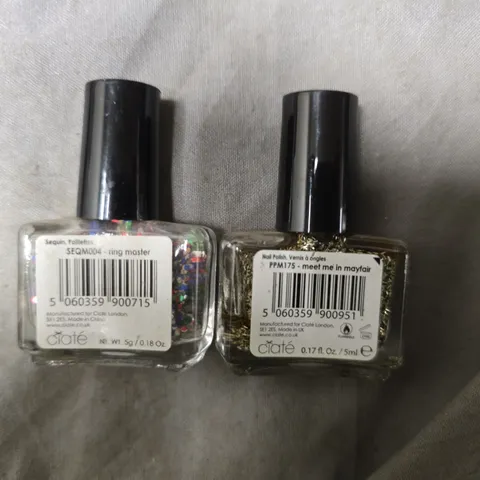 CIATE LONDON NAIL POLISH ASSORTED GLITTER/SEQUIN SHADES BULK LOT 120 QUANTITY 