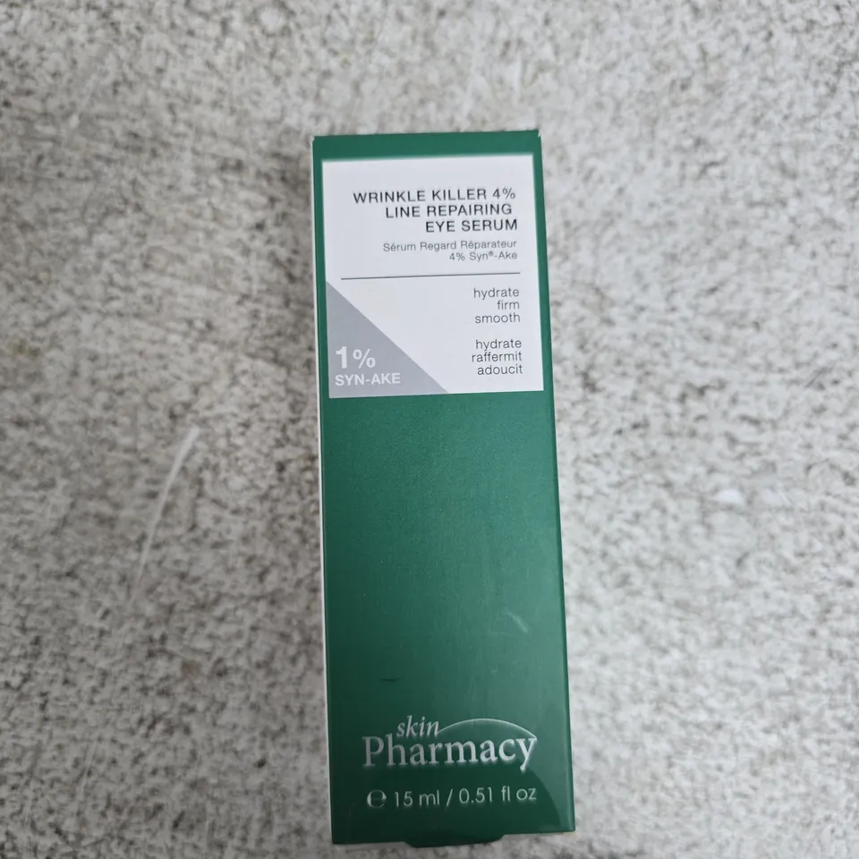SKIN PHARMACY WRINKLE KILLER 4% LINE-REPAIRING EYE SERUM – 15 ML