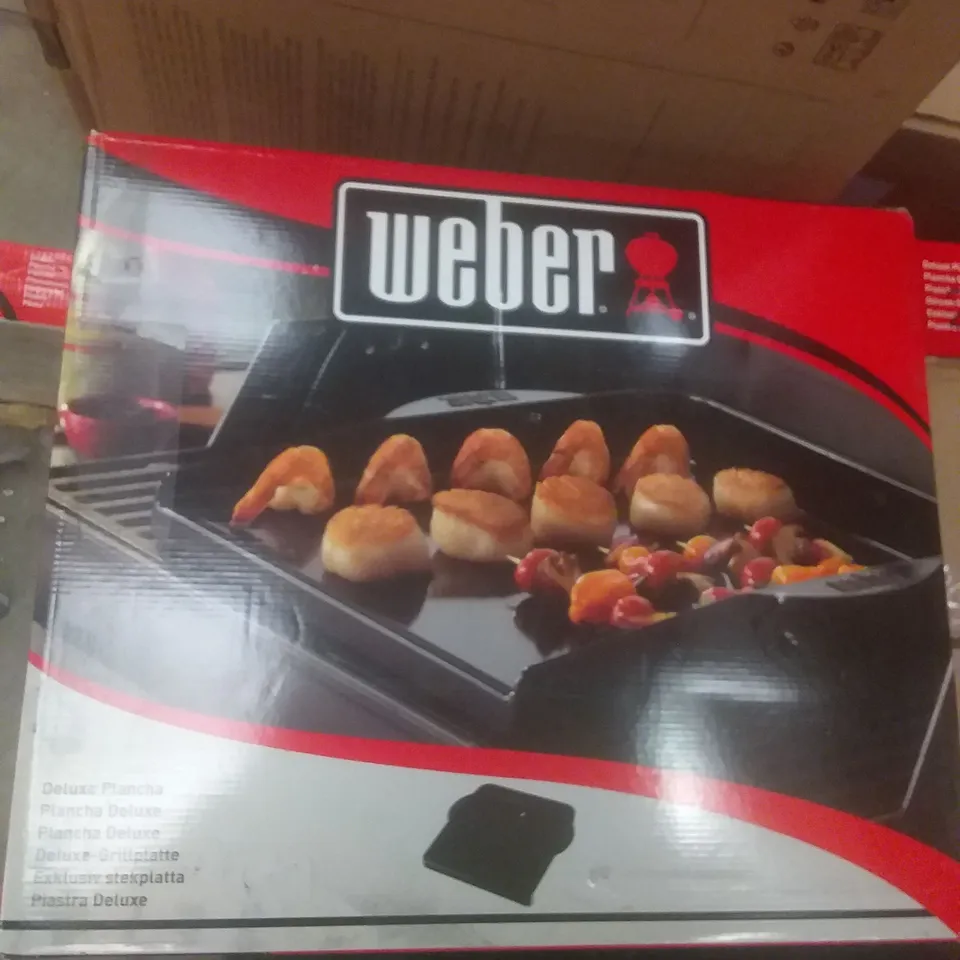 X2 BOXED WEBER DELUXE PLANCHA 