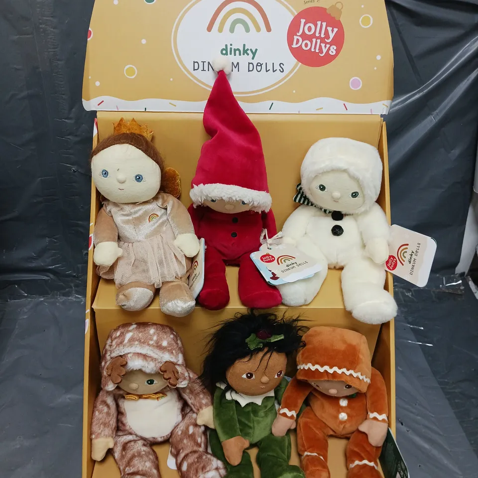 BOXED DINKY DINKUMS  JOLLY DOLLIES SERIES 7 SET