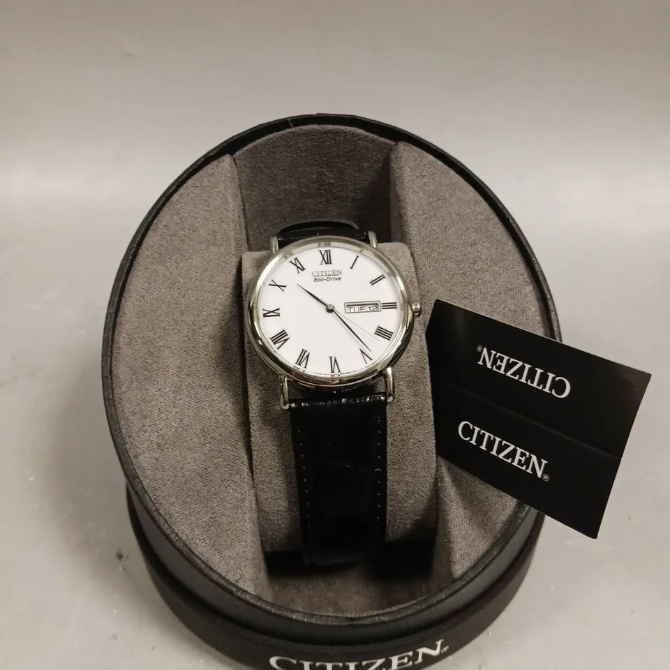 CITIZEN BM8240-11B WHITE DIAL MENS WATCH
