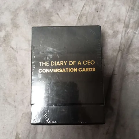 BOXED AND SEALED THE DIARY OF A CEO CONVERSATION CARDS