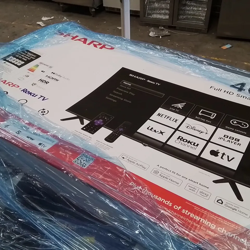 PALLET CONTAINING A LARGE QUANTITY OF ELECTRICAL PRODUCTS TO INCLUDE;BLENDER,AIR FRYER,TOASTER,TV,MICROWAVE 
