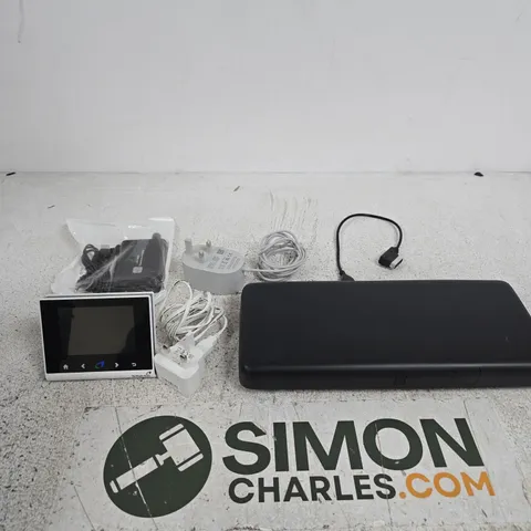 APPROXIMATELY 15 ASSORTED ITEMS INCLUDING AN EE TV BOX PRO, A HEADPHONE AMPLIFIER AND A TV REMOTE