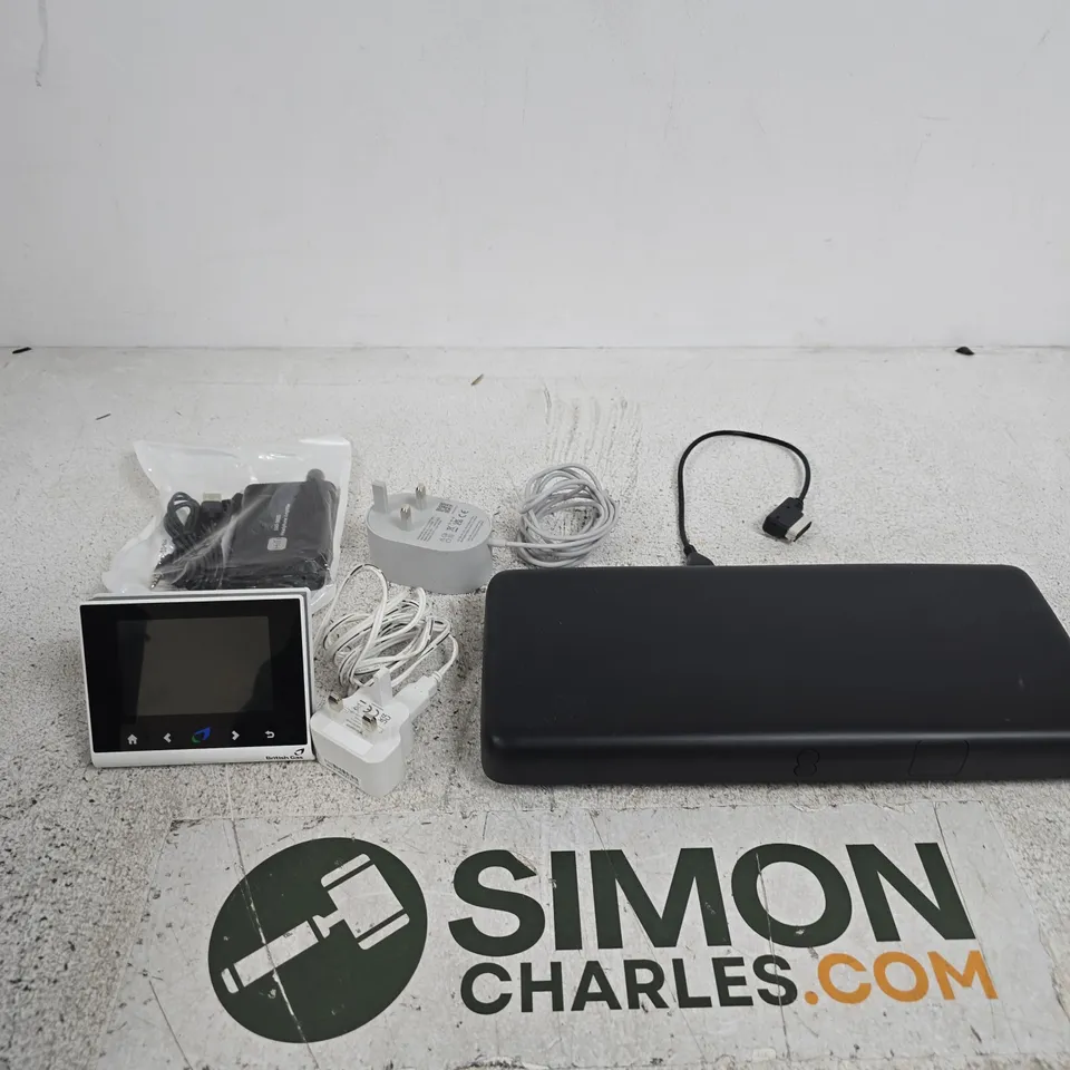 APPROXIMATELY 15 ASSORTED ITEMS INCLUDING AN EE TV BOX PRO, A HEADPHONE AMPLIFIER AND A TV REMOTE