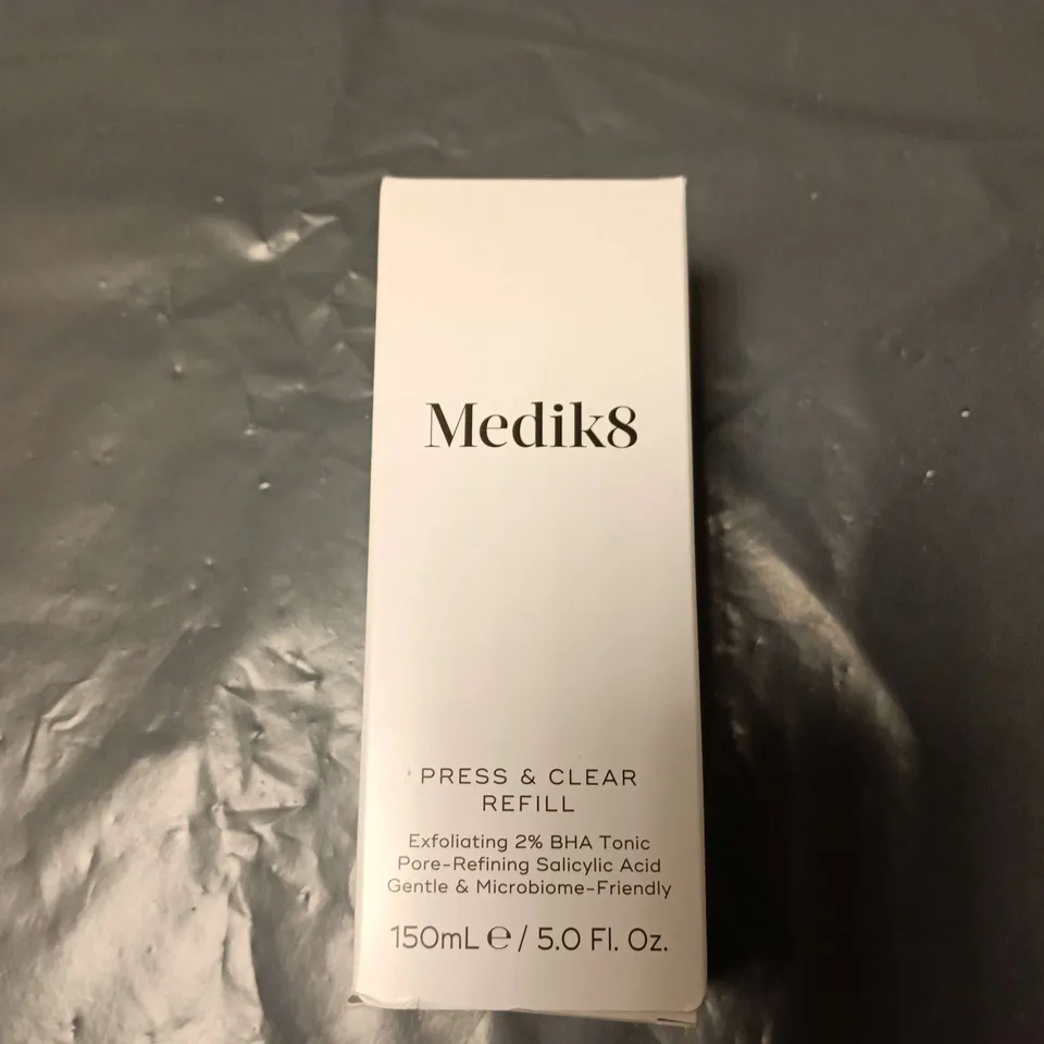MEDIK8 PRESS & CLEAR REFILL – EXFOLIATING 2% BHA TONIC, 150 ML