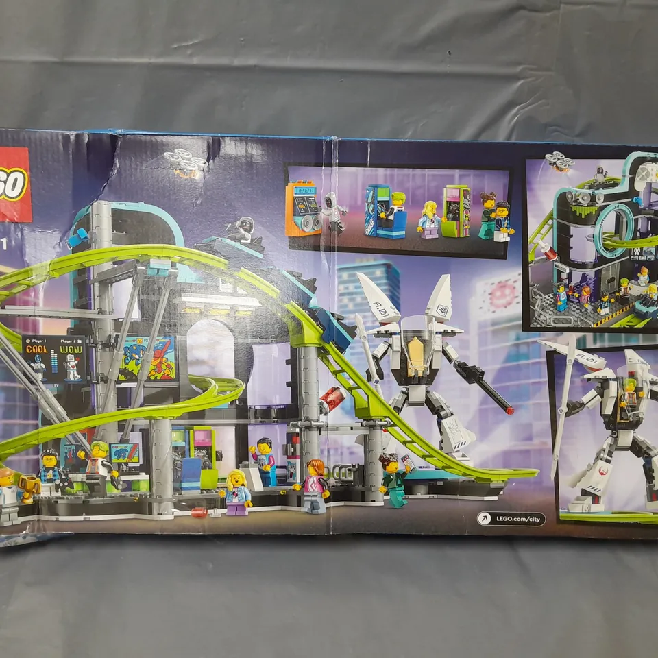 LEGO CITY ROBOT WORLD ROLLER-COASTER PARK TOY 60421 RRP £89.99