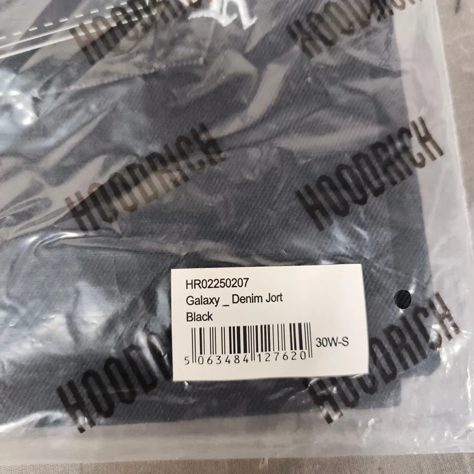 HOODRICH GALAXY DENIM JORT – BLACK - SIZE W30