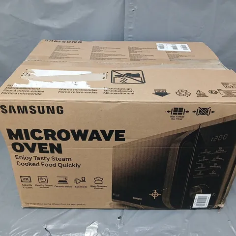 BOXED SAMSUNG MS23K3513AK/EU SOLO 23L MICRCOWAVE OVEN - COLLECTION ONLY