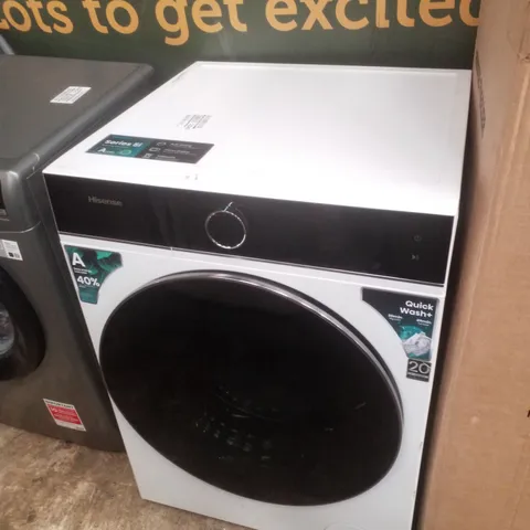 HISENSE KITCHENFIT 5I SERIES WF5I1245BWR WIFI-ENABLED 12KG, 1400 SPIN WASHING MACHINE - WHITE