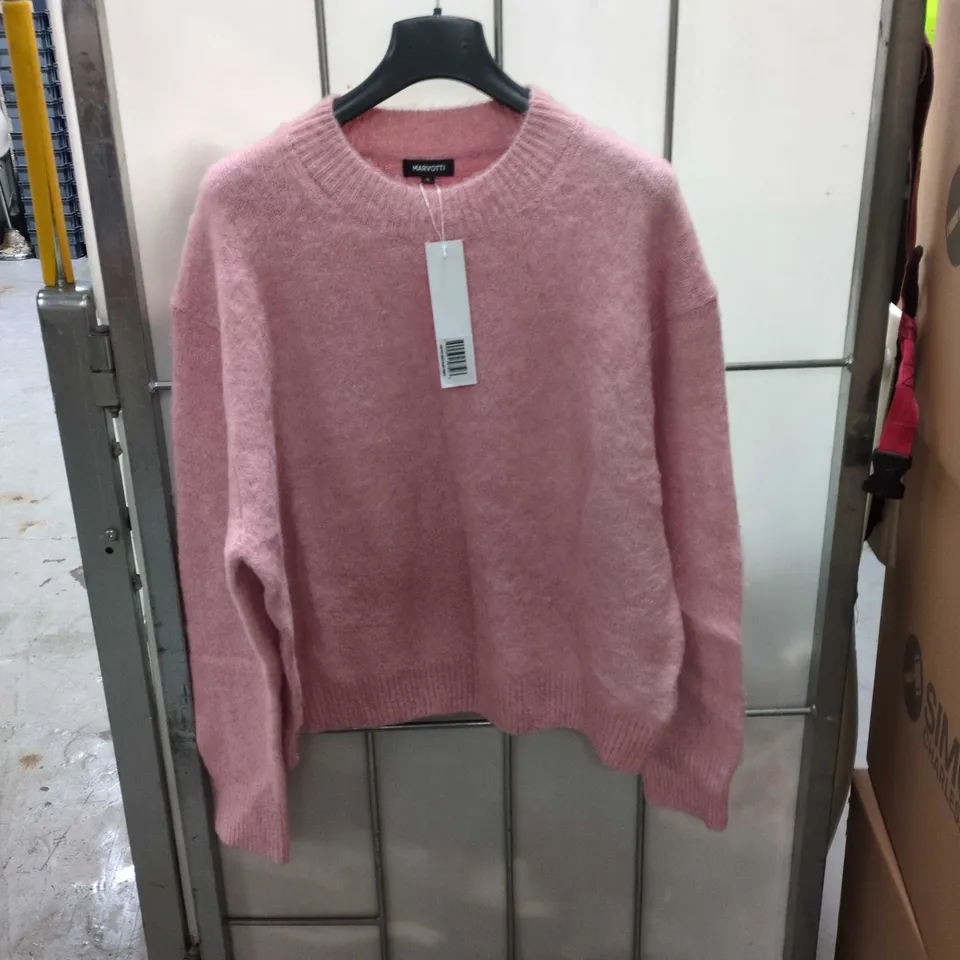 MARVOTTI PINK KNIT SWEATER – UK SIZE S