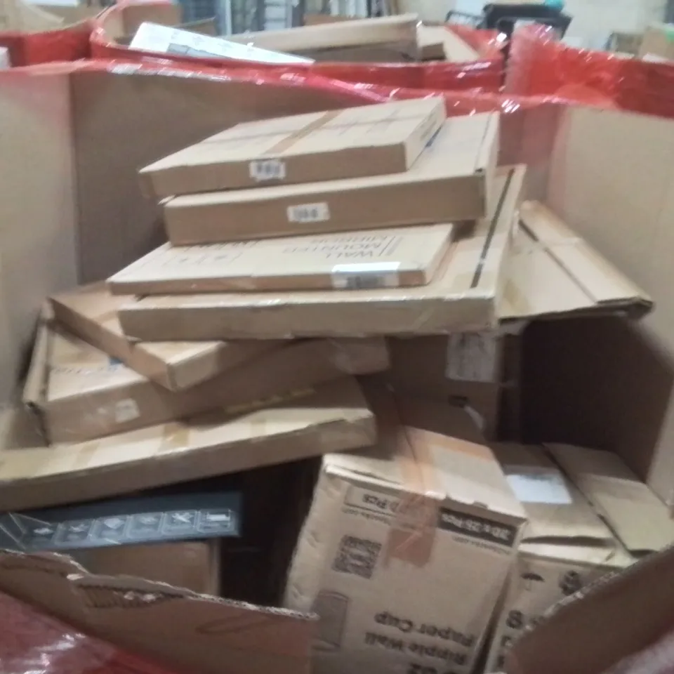 PALLET OF ASSORTED HOUSEHOLD GOODS AND PRODUCTS TO INCLUDE;BABY HIGH CHAIR,AI4 FRYER,POPUP TENT 