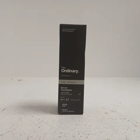 THE ORDINARY SERUM FOUNDATION – LIGHT COVERAGE, 30ML, MEDIUM YELLOW UNDERTONES