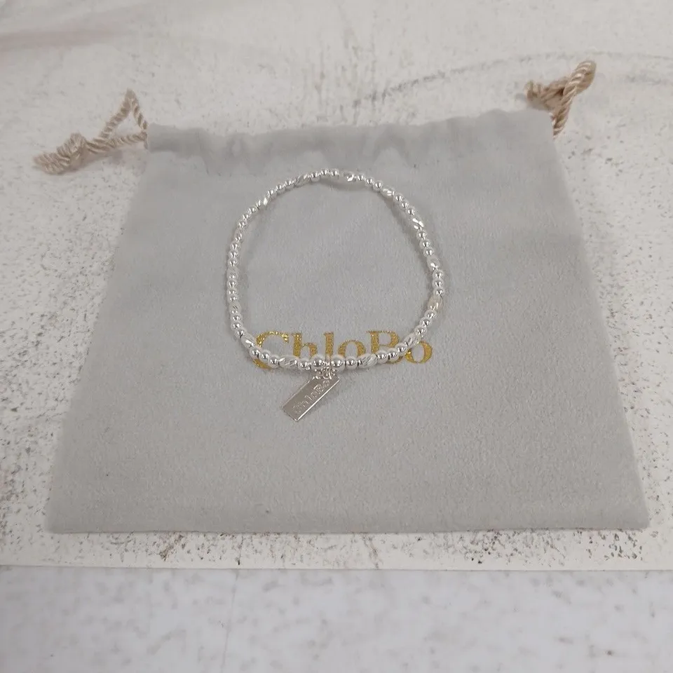 CHLOBO SILVER DAINTY BRACELET IN BOX