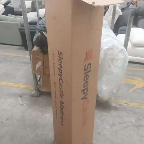 QUALITY BOXED AND ROLLED SLEEPYCASTLE POCKET SPRUNG 5' KING SIZE MATTRESS