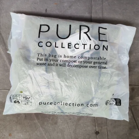 BAGGED PURE COLLECTION CASHMERE RUFFLE CARDIGAN IN OLIVE MARL SIZE UK 10