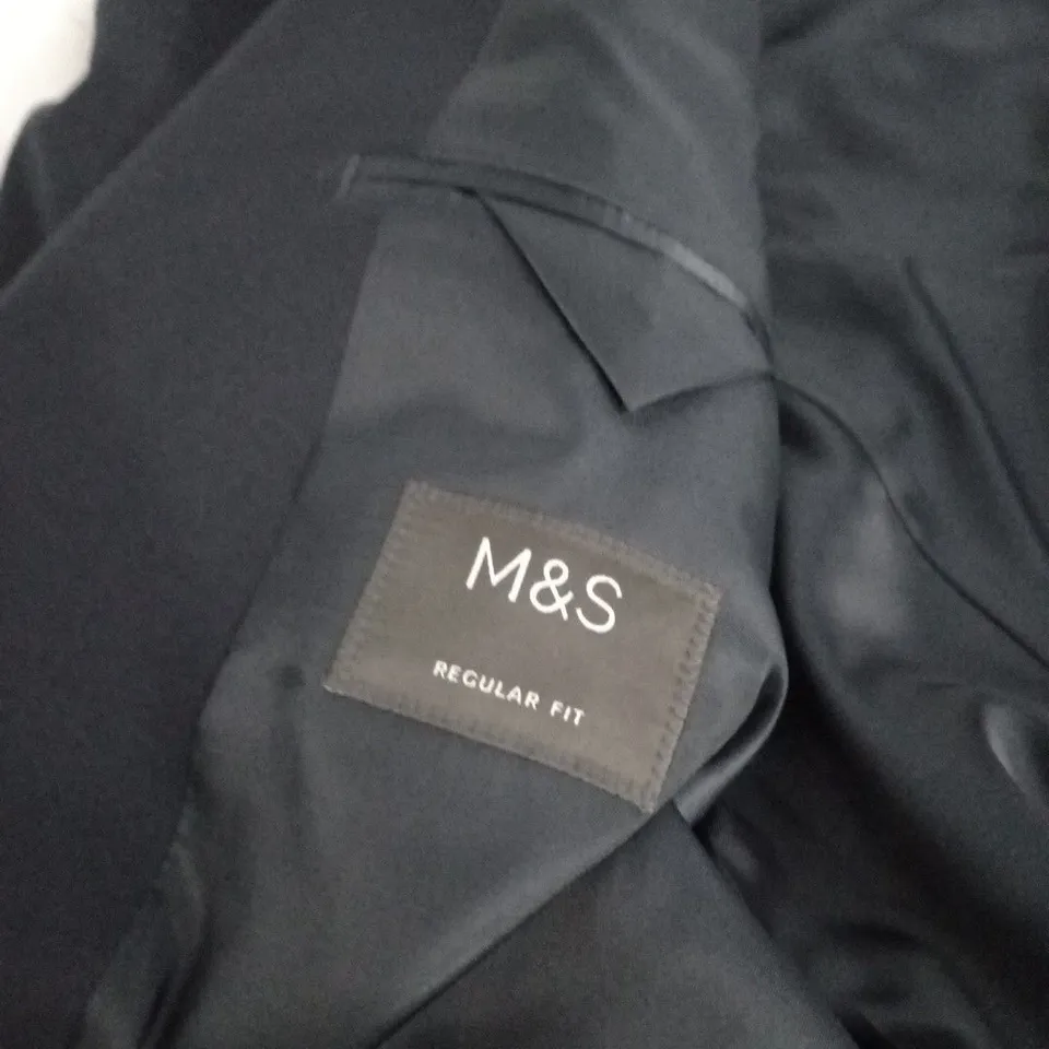 M&S NAVY SUIT JACKET - CHEST 46" REG