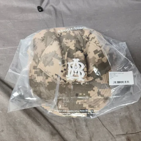 BAGGED ABOUT BLANK MONOGRAM CAMO CAP - ONE SIZE