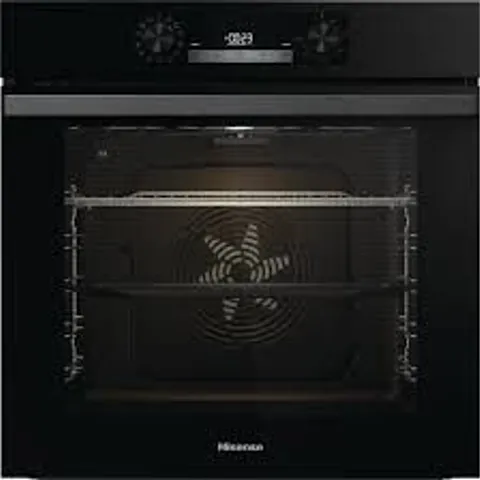 BOXED GRADE 1 HISENSE B164211PB INTEGRATED ELECTRIC OVEN BLACK