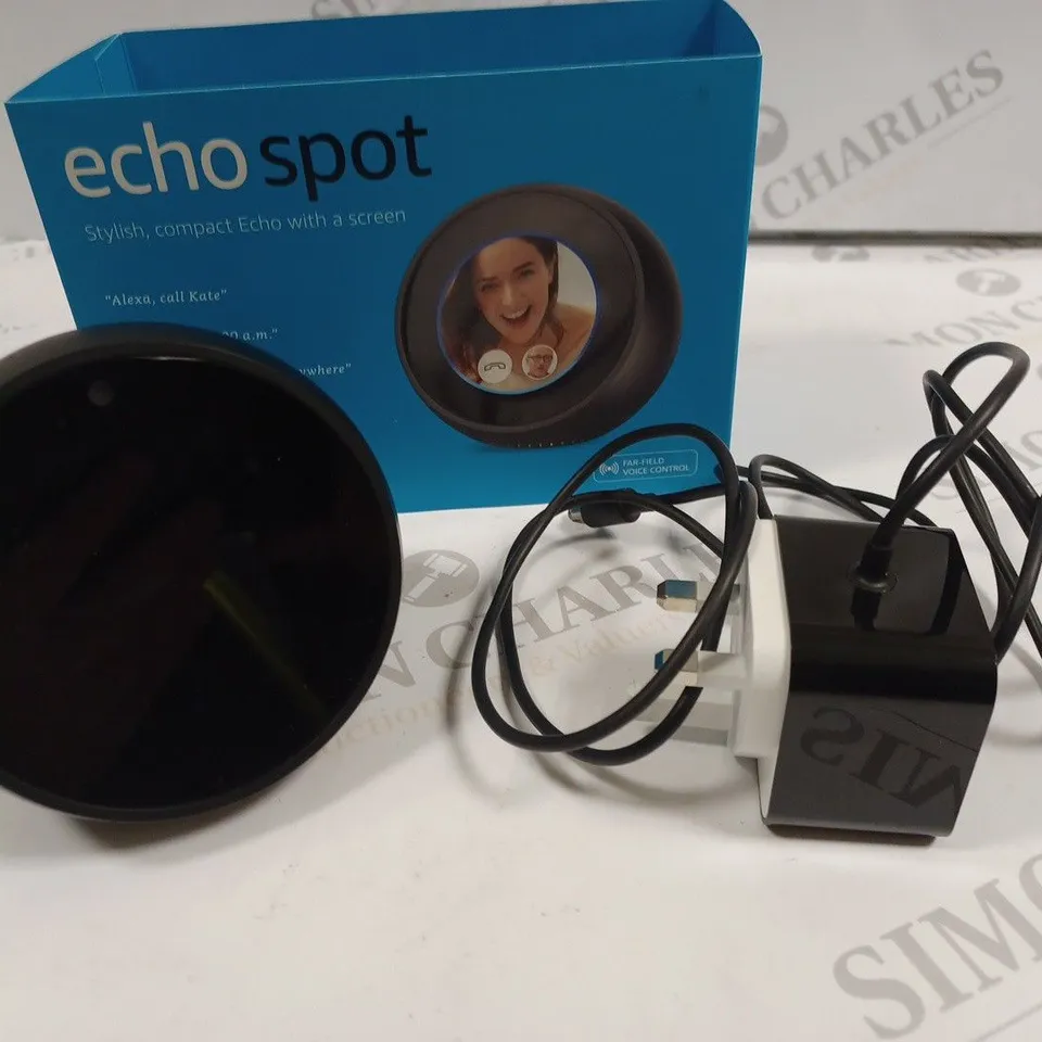 BOXED AMAZON ECHO SPOT