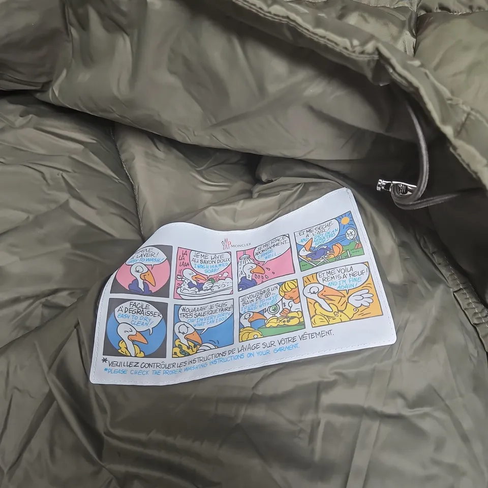 MONCLER JACKET – OLIVE GREEN SIZE 4