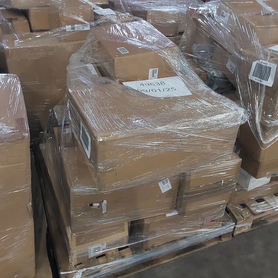 PALLET OF APPROXIMATELY 29 UNPROCESSED RAW RETURN ITEMS TO INCLUDE;