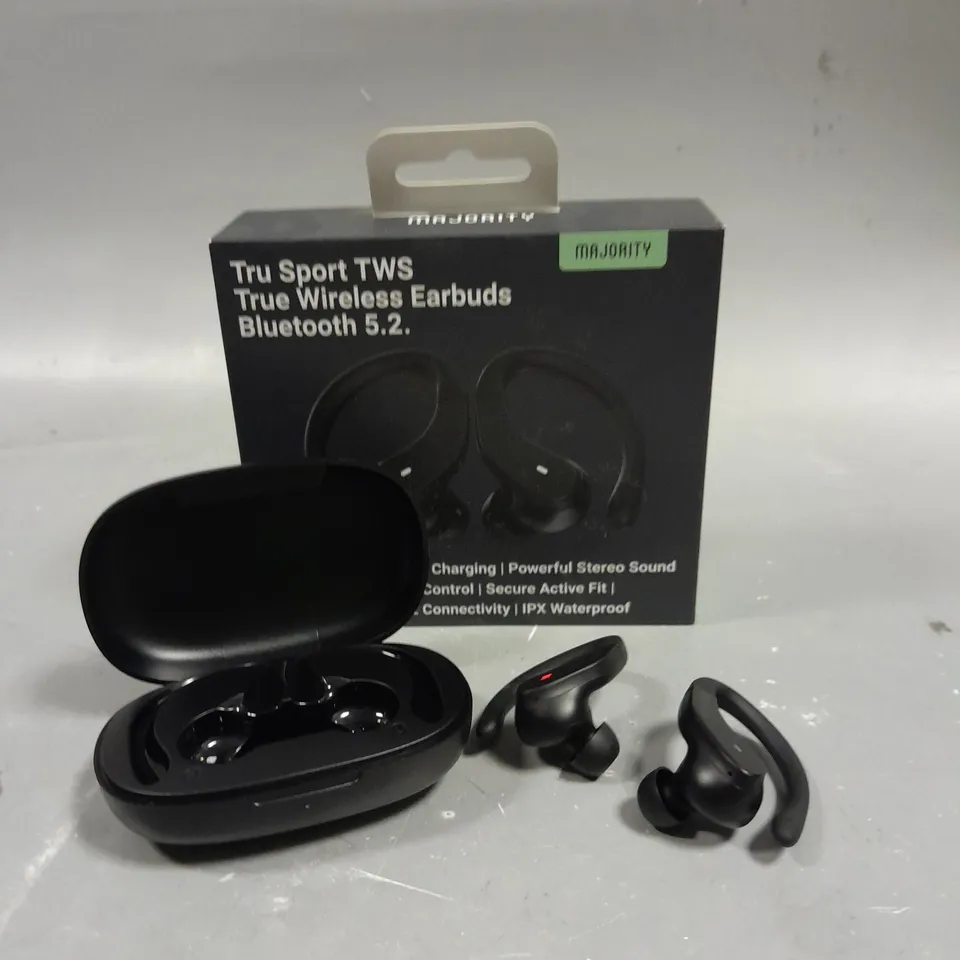 BOXED MAJORITY TRU SPORT WIRELESS EARPHONES 