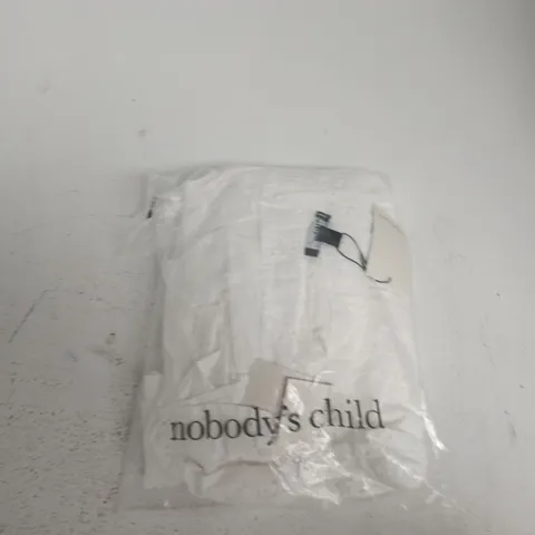 NOBODY'S CHILD WHITE EYELET DRESS – UK 10 (EU 38, USA 6)