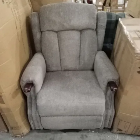 QUALITY DESIGNER POWER RECLINING FABRIC CHAIR