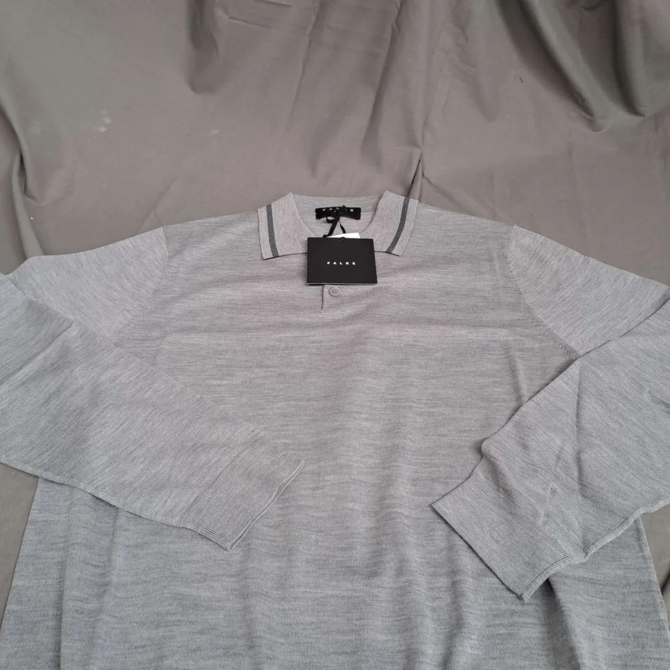 FALKE LONG SLEEVED POLO SHIRT SIZE L