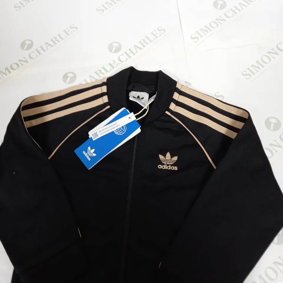 ADIDAS ORIGINAL ZIPPED TRACKSUIT TOP SIZE 3-4 YEARS
