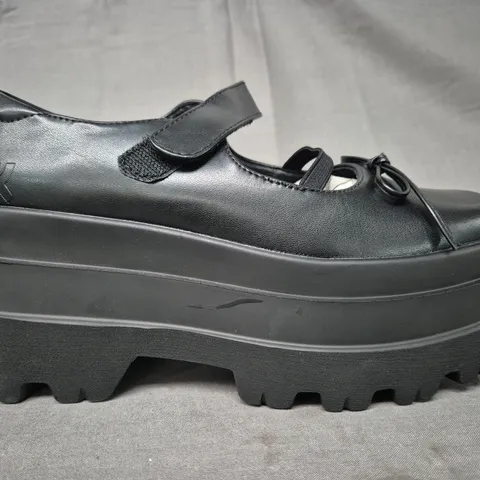 BOXED PAIR OF KOI TRIDENT MARY JANES IN BLACK UK SIZE 4