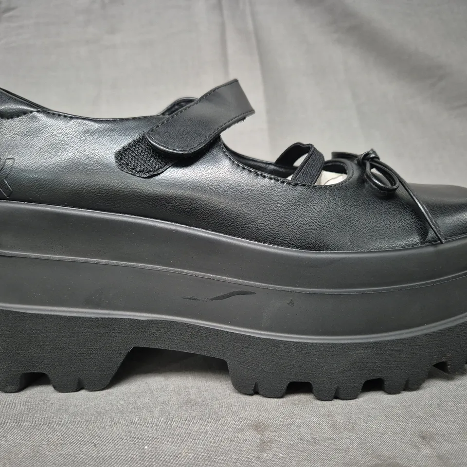 BOXED PAIR OF KOI TRIDENT MARY JANES IN BLACK UK SIZE 4