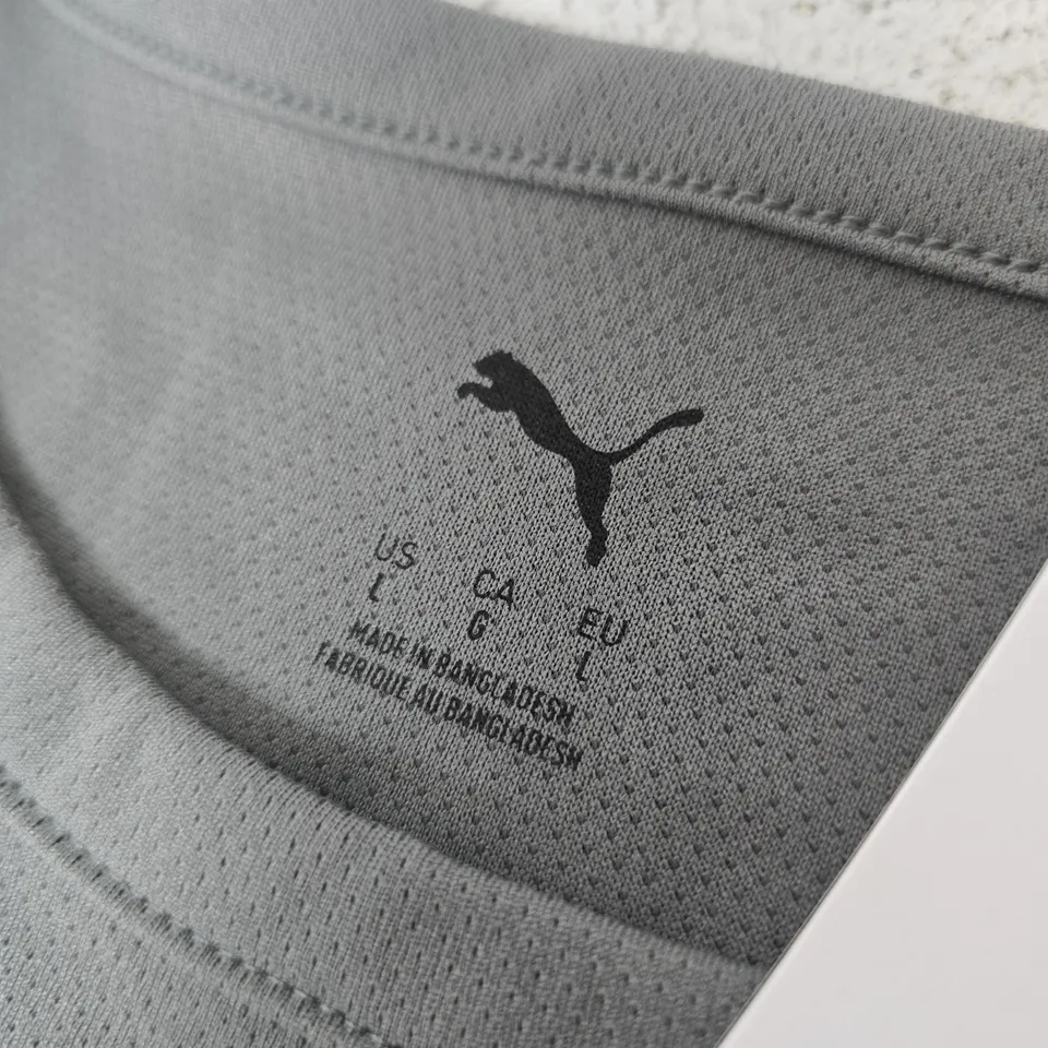 PUMA TEAMRISE JERSEY – GREY/BLACK, UK L (US L, EU L)