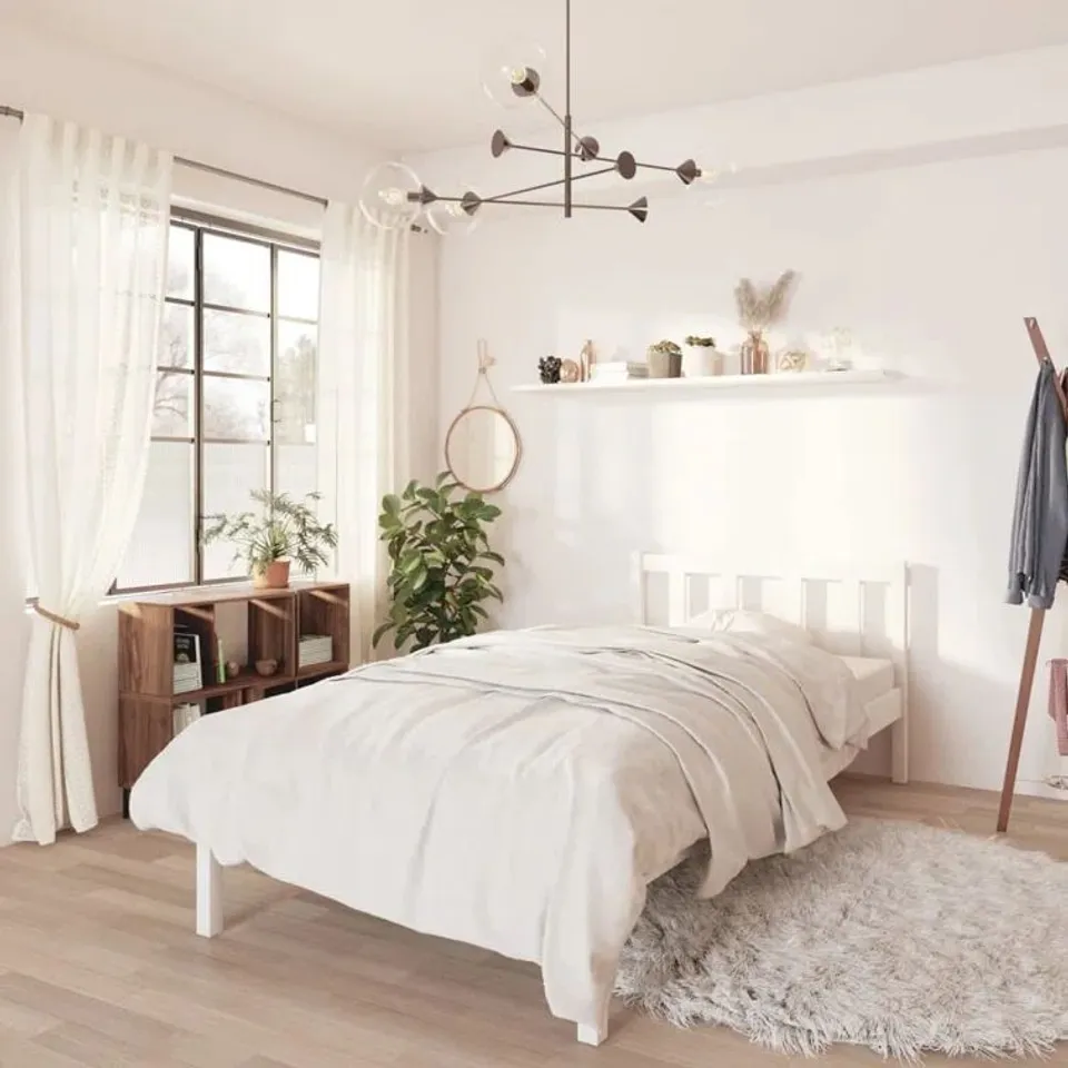 BOXED VIDAXL BED FRAME SOLID PINEWOOD 