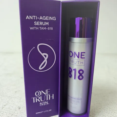 BOXED ONE TRUTH 818 ANTI-AGING SERUM WITH TAM-818