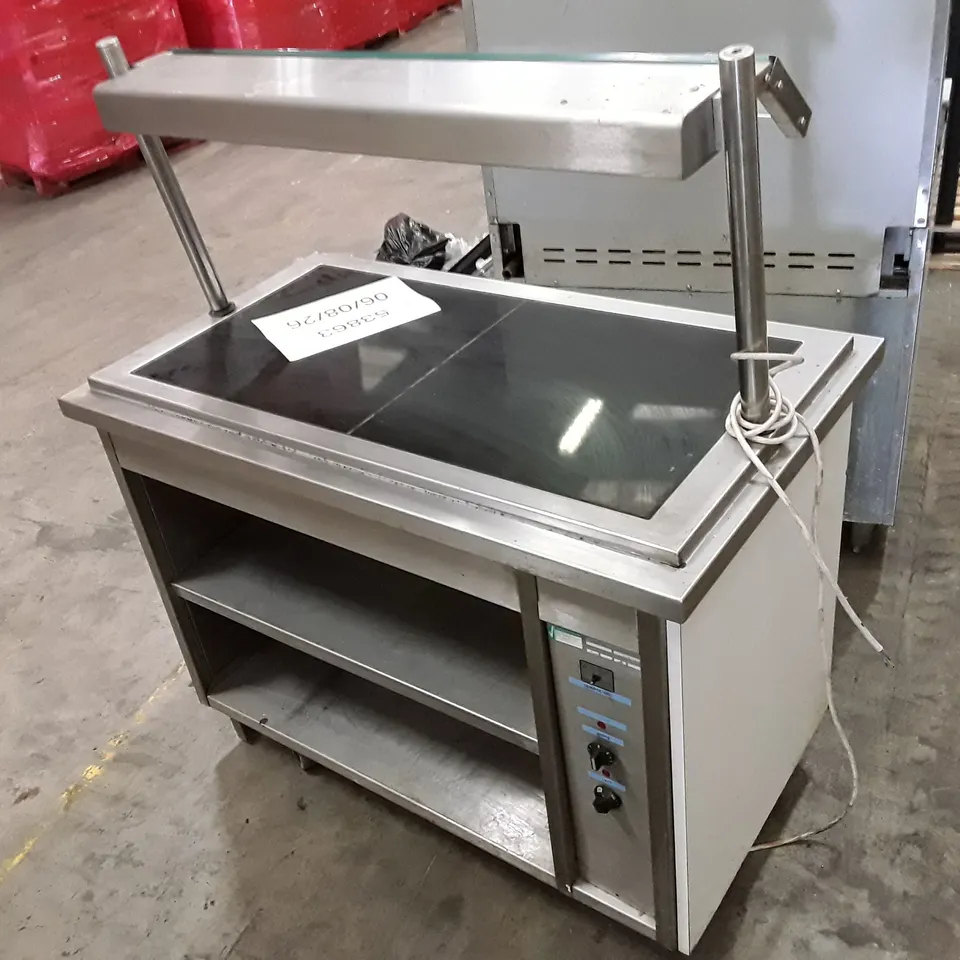 SERVICE CUPBOARD WITH CERAM TOP AND GANTRY