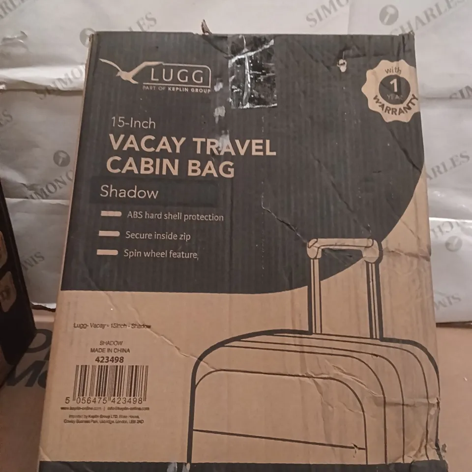 BOXED VACAY TRAVEL CABIN BAG SHADOW