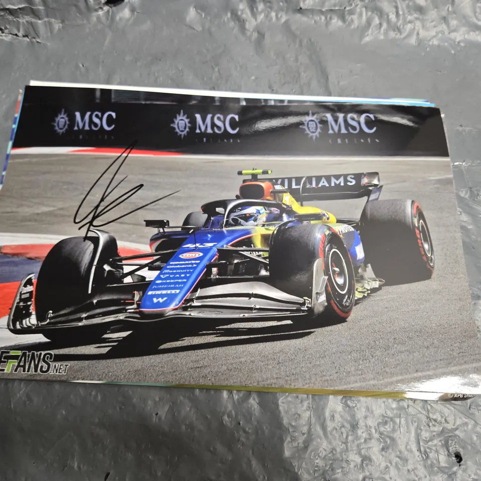 AUTOGRAPHED RACING POSTERS – SIGNED CAR PRINTS (SET OF MULTIPLE)