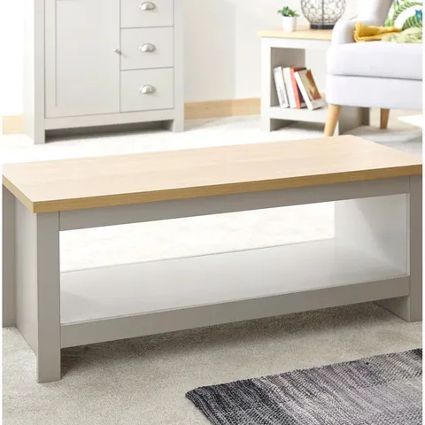 BOXED LORETTA COFFEE TABLE - CREAM (1 BOX)