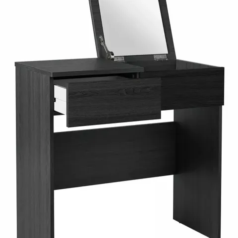 BRAND NEW BOXED MALIBU DRESSER & MIRROR SET BLACK OAK