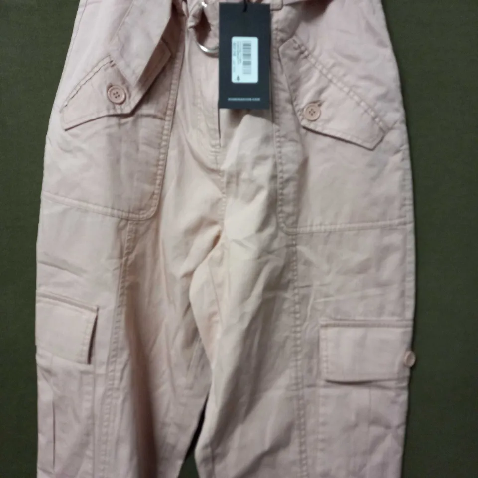 DUSK CARGO TROUSERS IN PINK - SIZE 6
