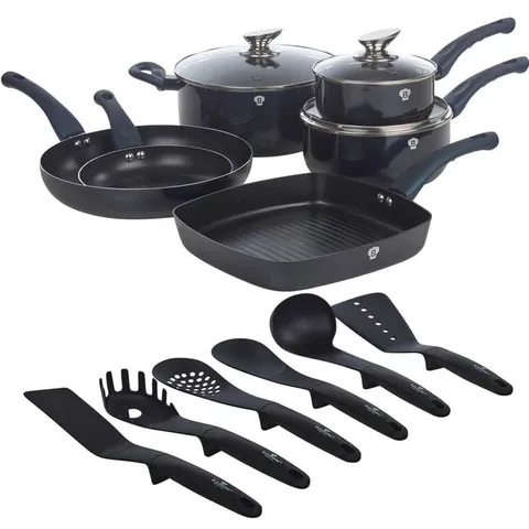 BOXED 15-PIECE COOKWARE SET