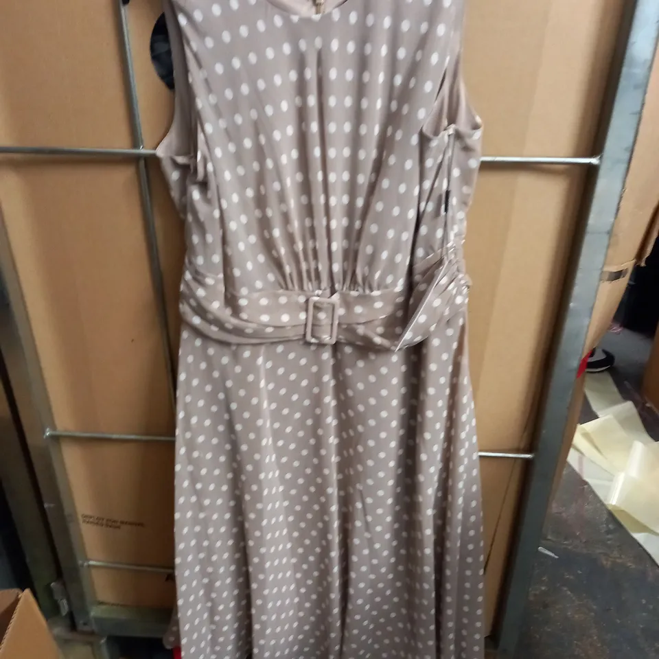 ROMAN PETITE POLKA BUCKLE DRESS - 16