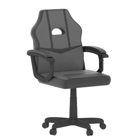 BOXED VIDA DESIGNS COMET RACING GAMING CHAIR - GREY & BLACK