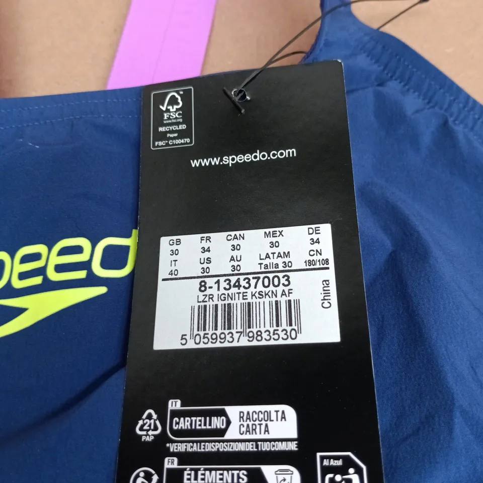 SPEEDO SWIM WEAR UK SIZE 30 TAGGED