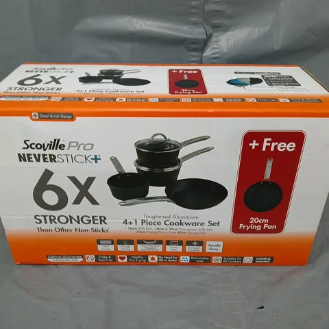 BOXED SCOVILLE PRO NEVERSTICK+ COOKWARE SET - COLLECTION ONLY