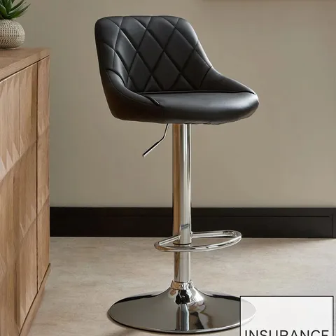 THE VERY COLLECTION DIAMOND STITCH FAUX LEATHER BAR STOOL - FSCยฎ CERTIFIED