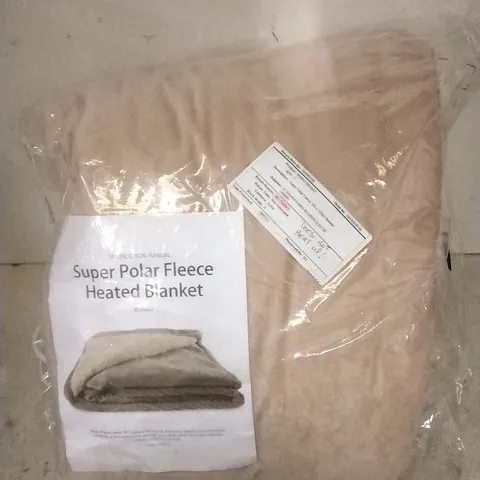 (FAULTY HEATING) SUPER POLAR FLEECE 160 X 120 CM BLANKET COLOUR:ROSE